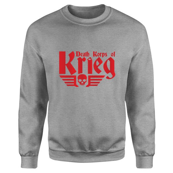 Death Korps of Krieg Sweatshirt M - Gri