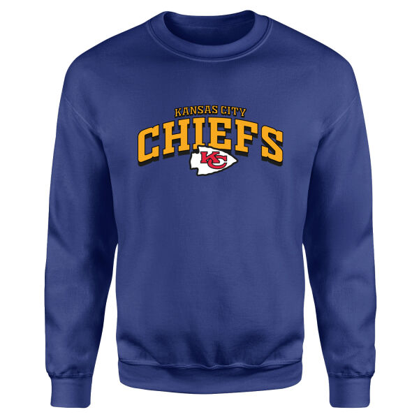 Kansas City Chiefs Arch Sweatshirt S - İndigo Mavisi