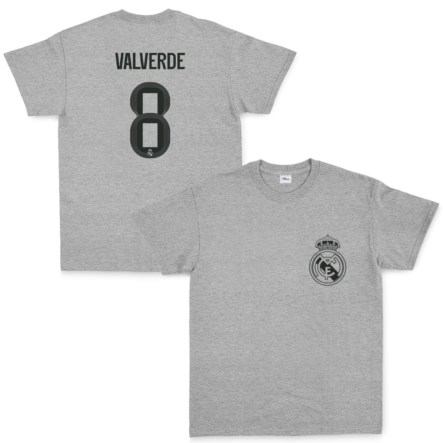 Federico Valverde RM BL Forma Tişört XXL - Gri