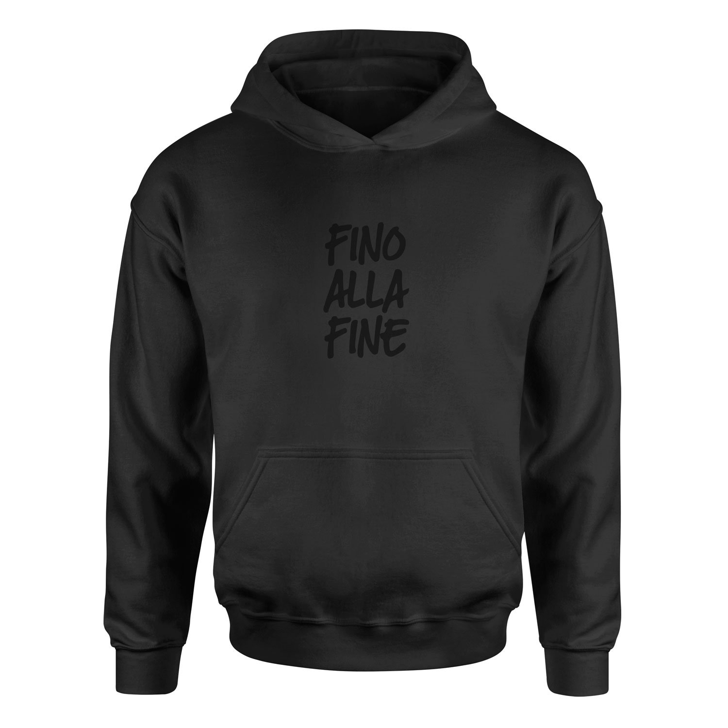 Juventus Fino Alla Fine Hoodie M - Siyah