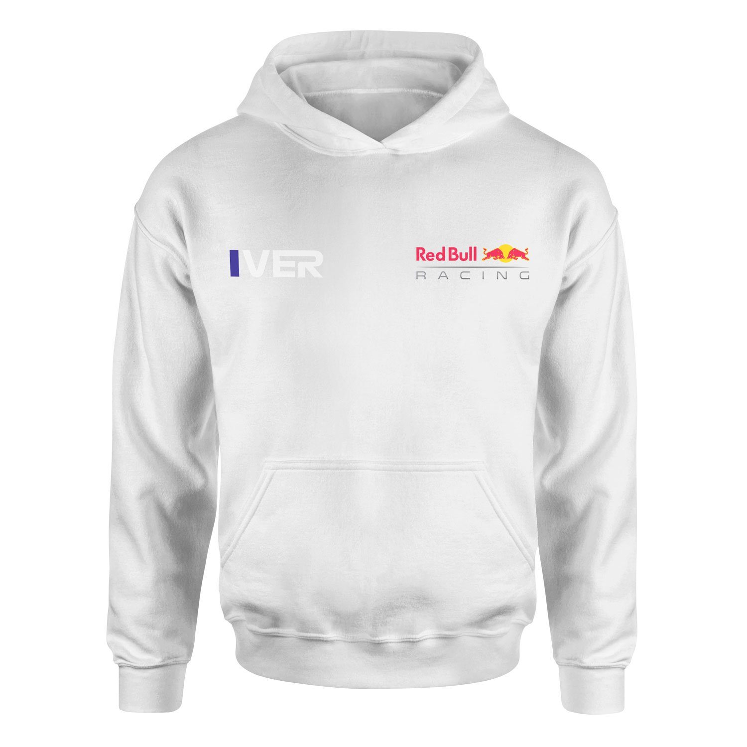 Max Verstappen #VER ID RB Racing Hoodie M - Beyaz