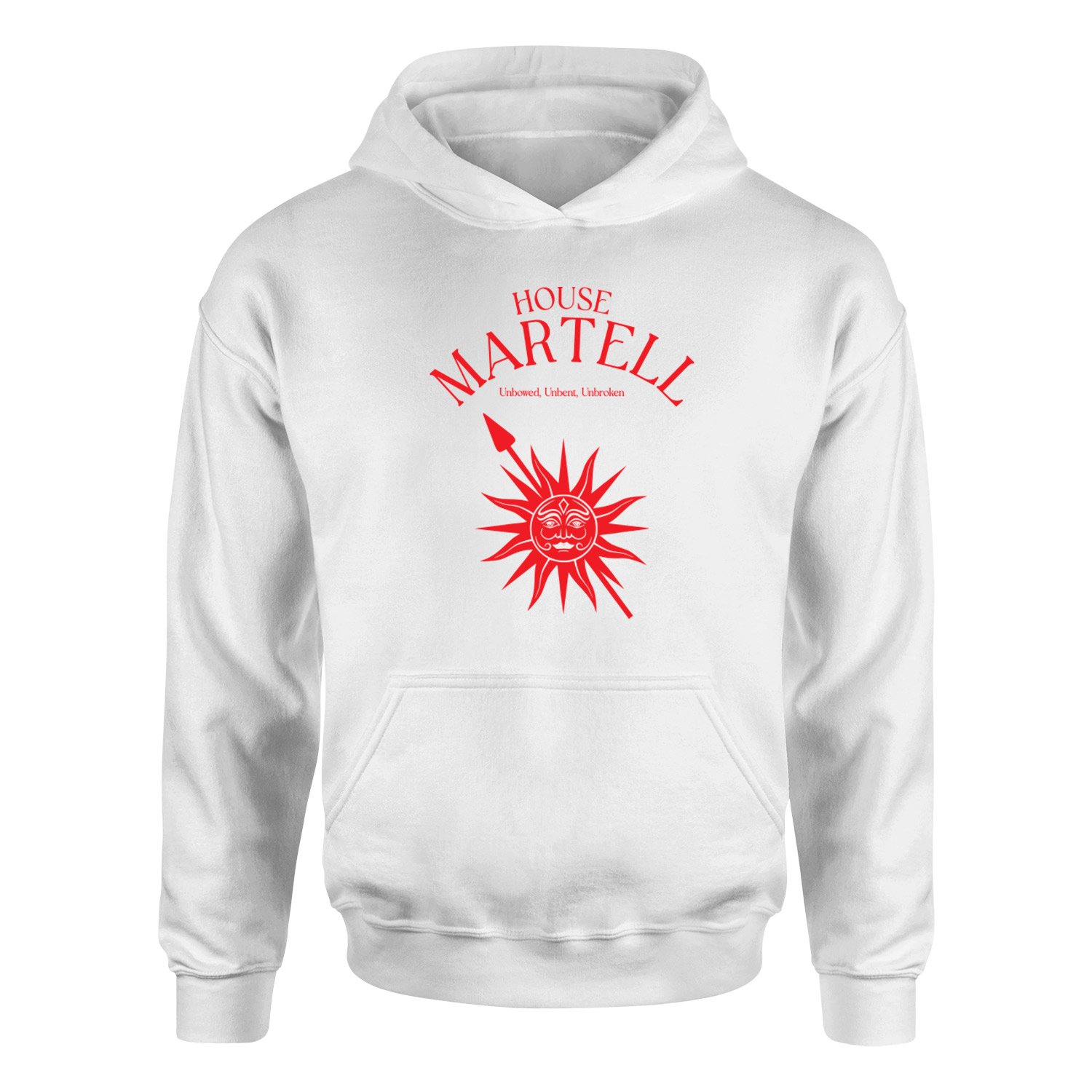 House Martell Hoodie S - Beyaz