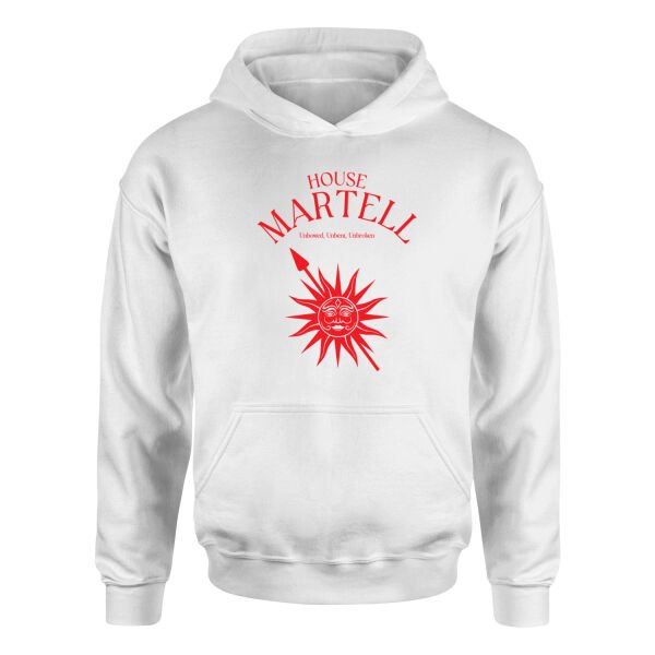 House Martell Hoodie S - Beyaz