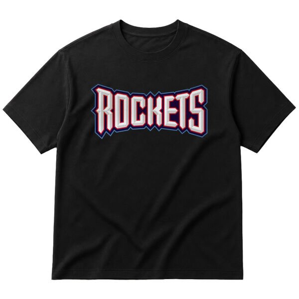 Rockets Icon Oversize Tişört XL - Siyah
