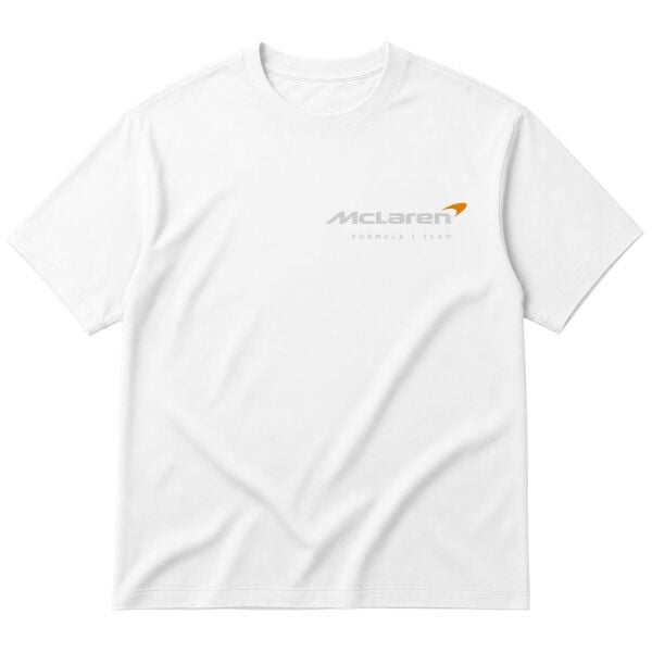 McLaren Racing X Oversize Tişört L - Beyaz | OUTLET