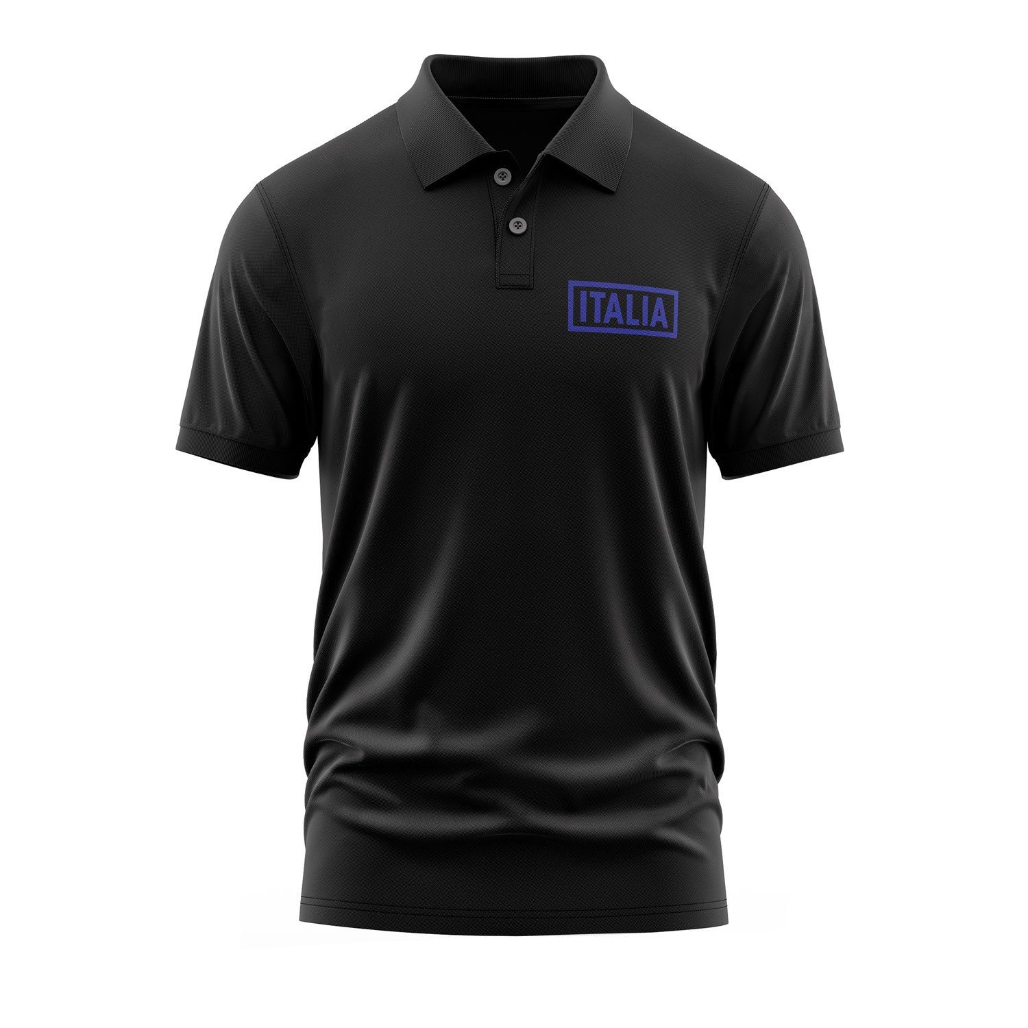 Italia Polo Tişört XXL - Siyah