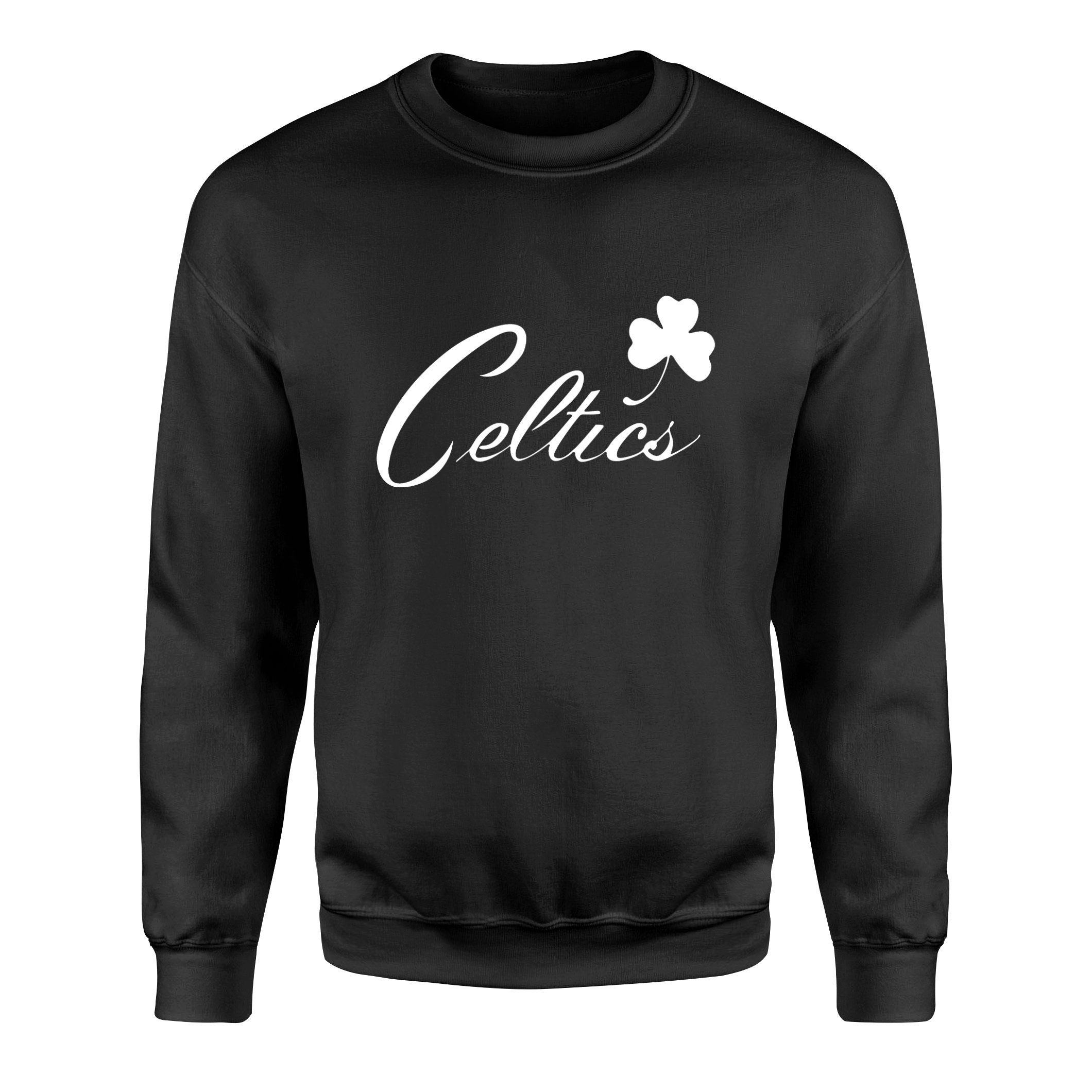 Celtics Cursive W Sweatshirt XL - Siyah