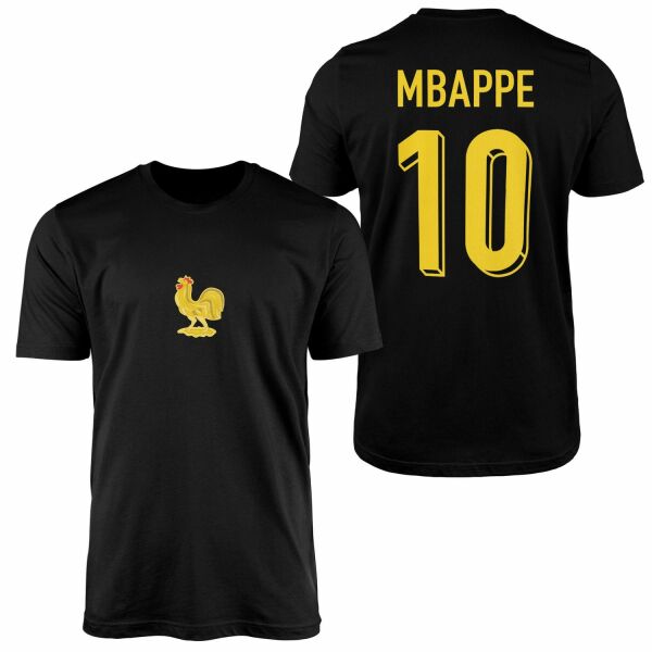 KYLIAN MBAPPE | Fransa 24 Basic Edition Tişört M - Siyah