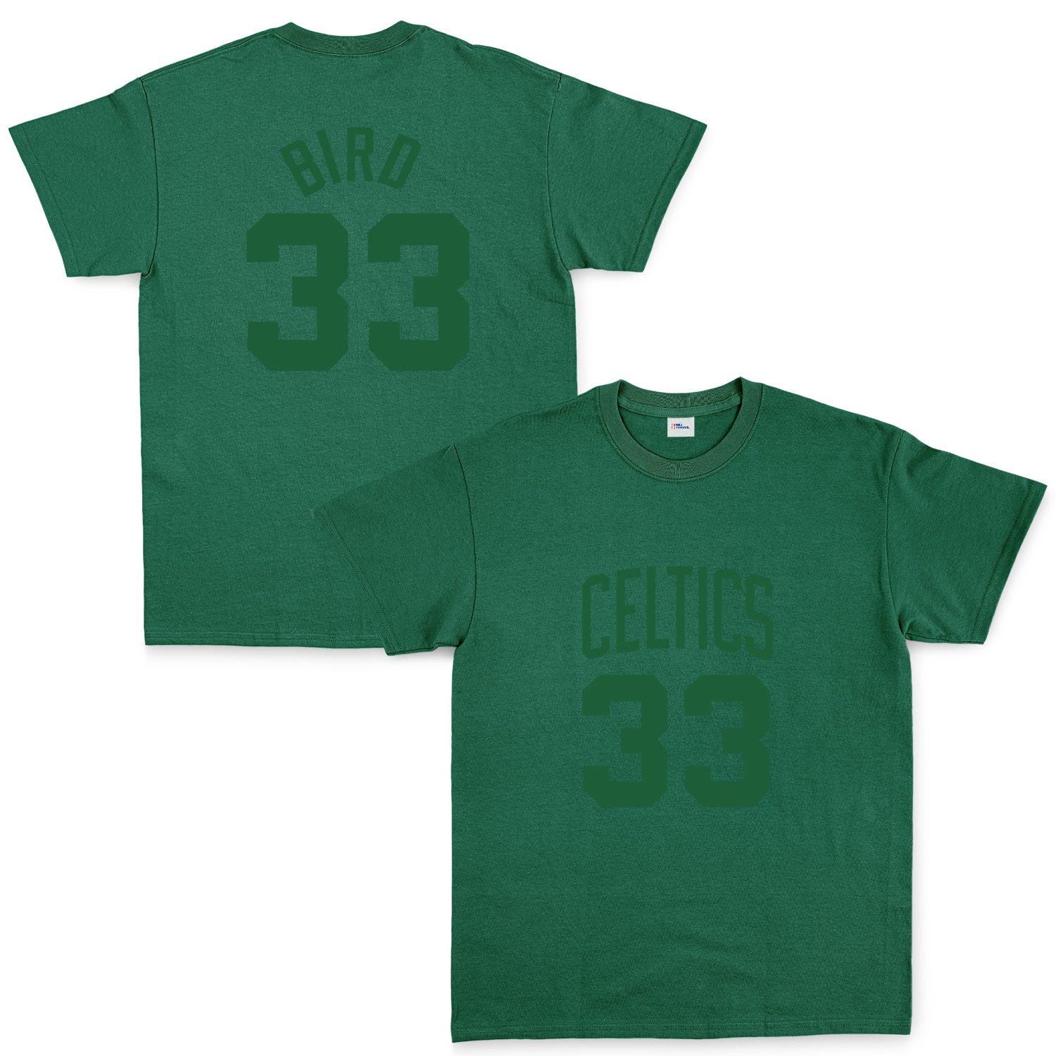 Larry Bird 33 Boston Forma Tişört L - Nefti Yeşili