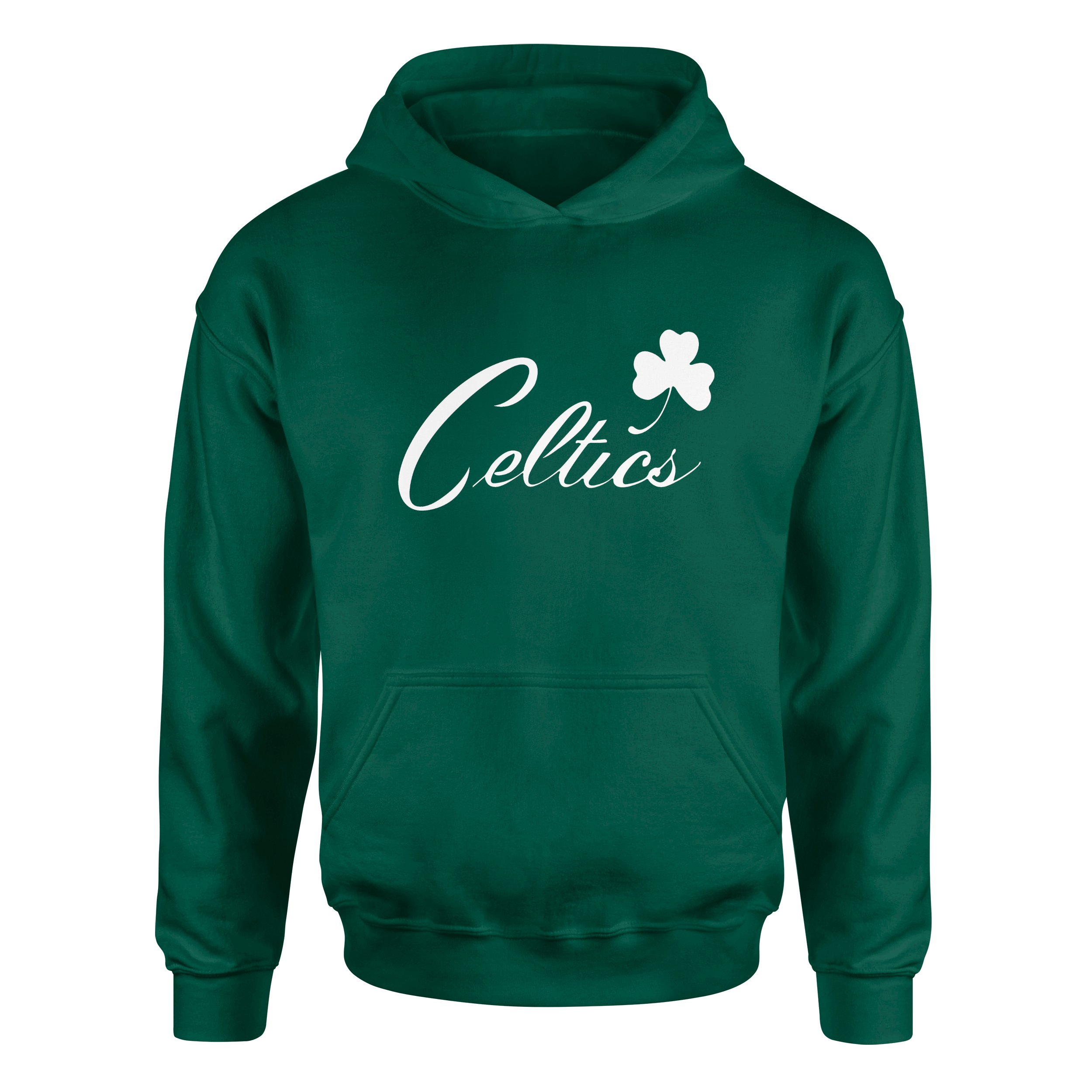 Celtics Cursive W Hoodie M - Nefti Yeşili