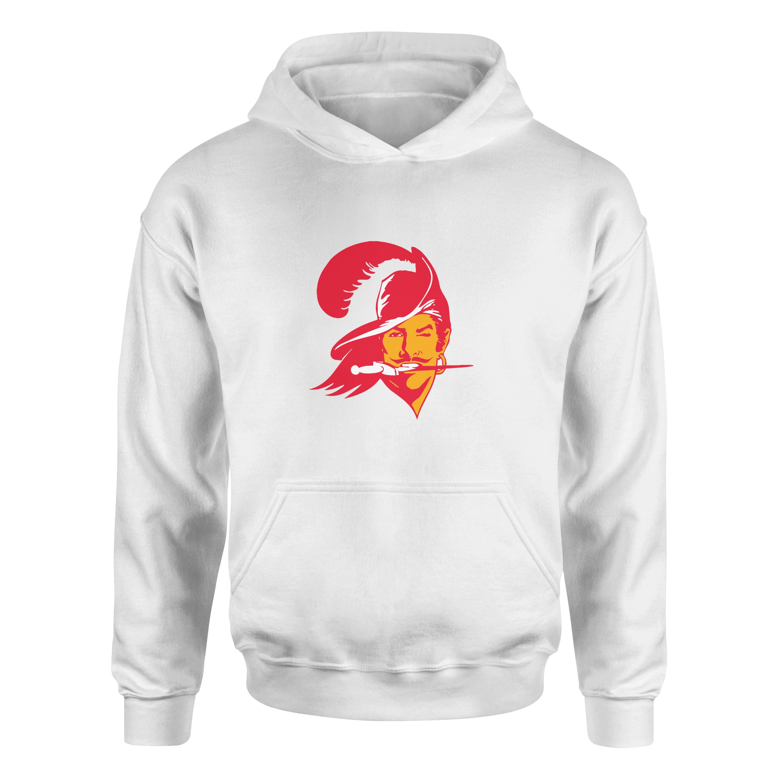 Bruce the Buccaneer Hoodie L - Beyaz