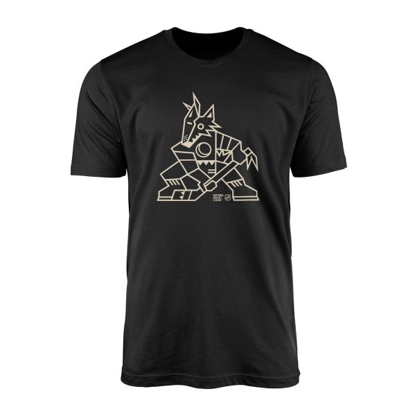 Coyotes AZ Logo Tişört S - Siyah