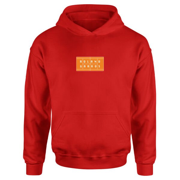 Roland Garros Hoodie XL - Kırmızı