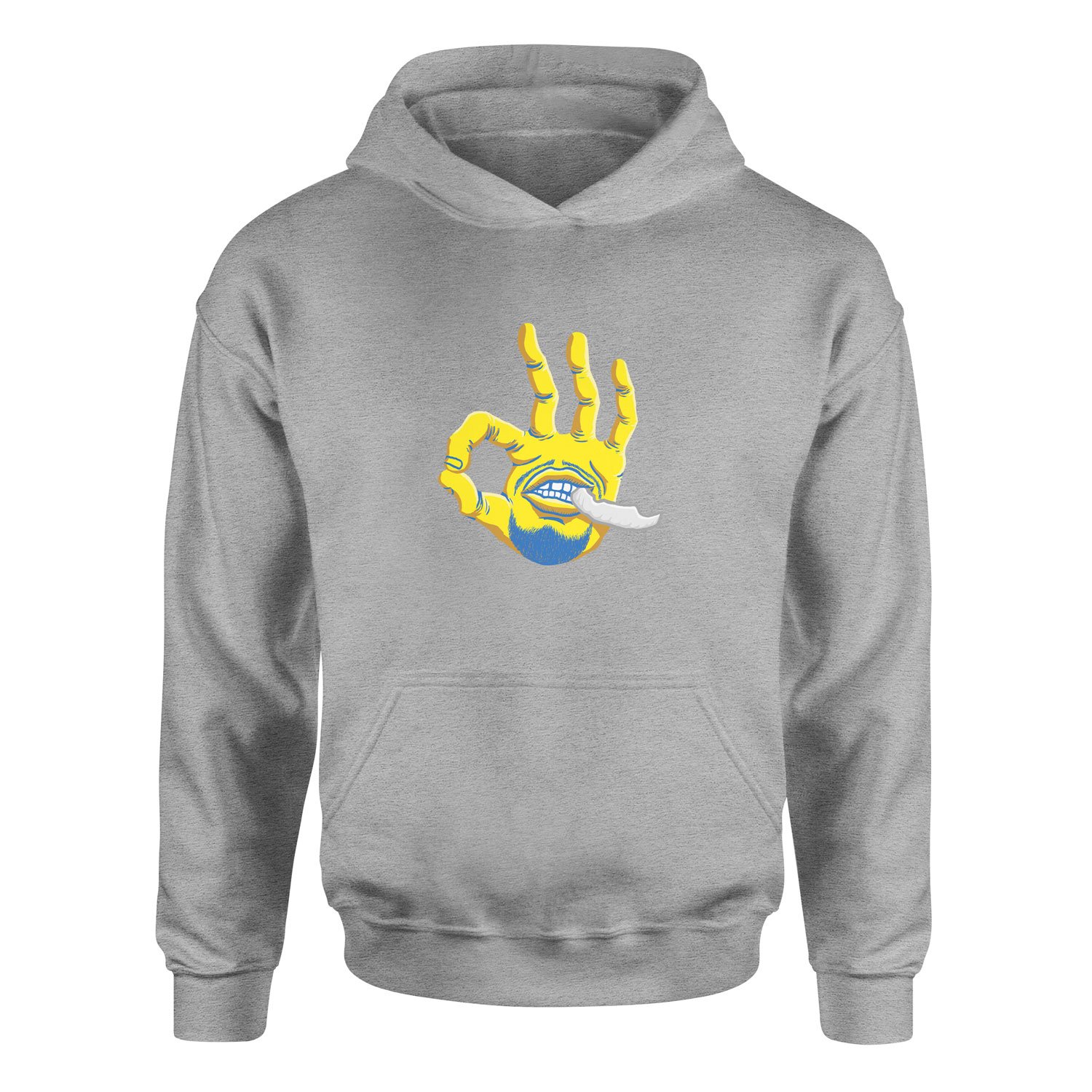 Stephen Curry Hand Hoodie M - Gri