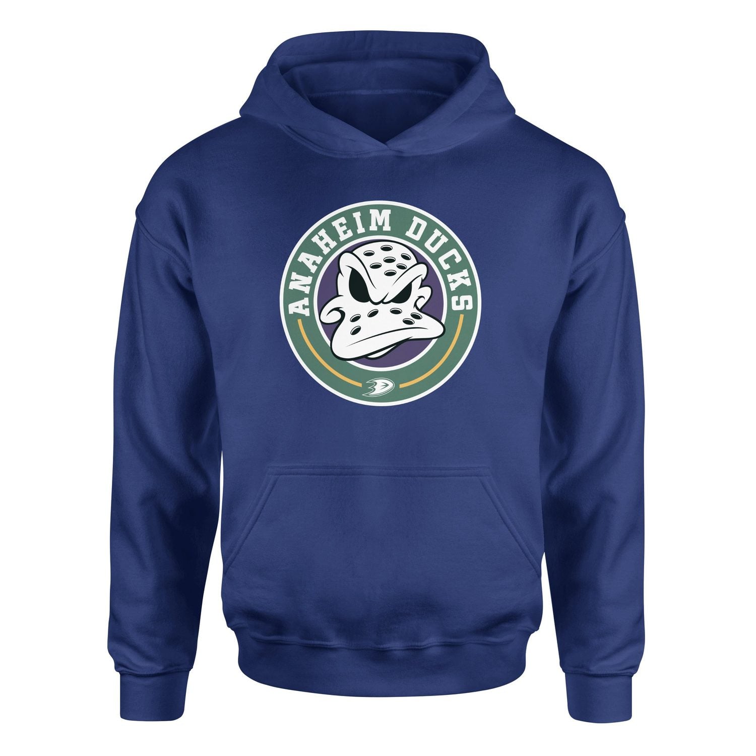 Anaheim Ducks Vintage Hoodie M - İndigo Mavisi