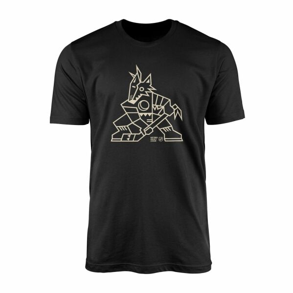 Coyotes AZ Logo Tişört L - Siyah