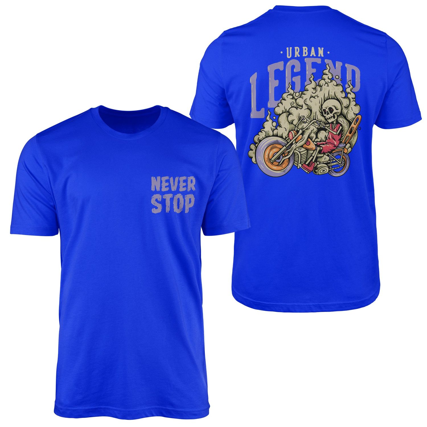 Urban Legends Tişört L - Mavi