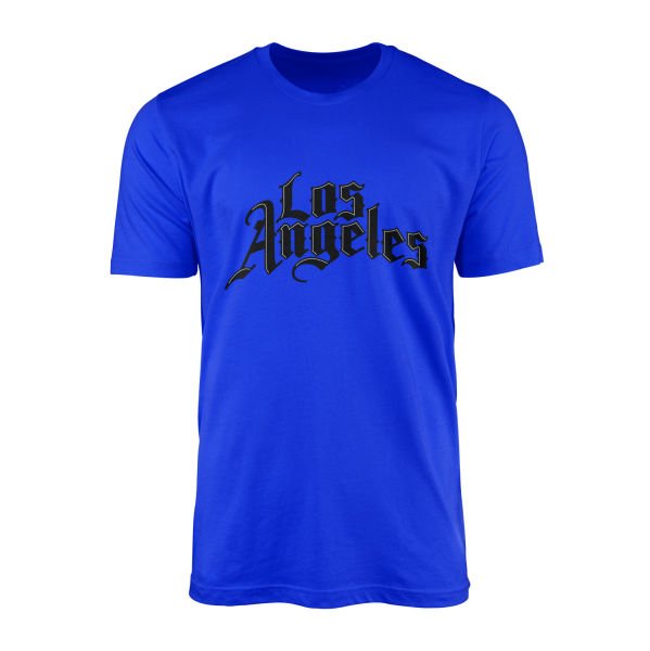 Los Angeles C Tişört M - Mavi