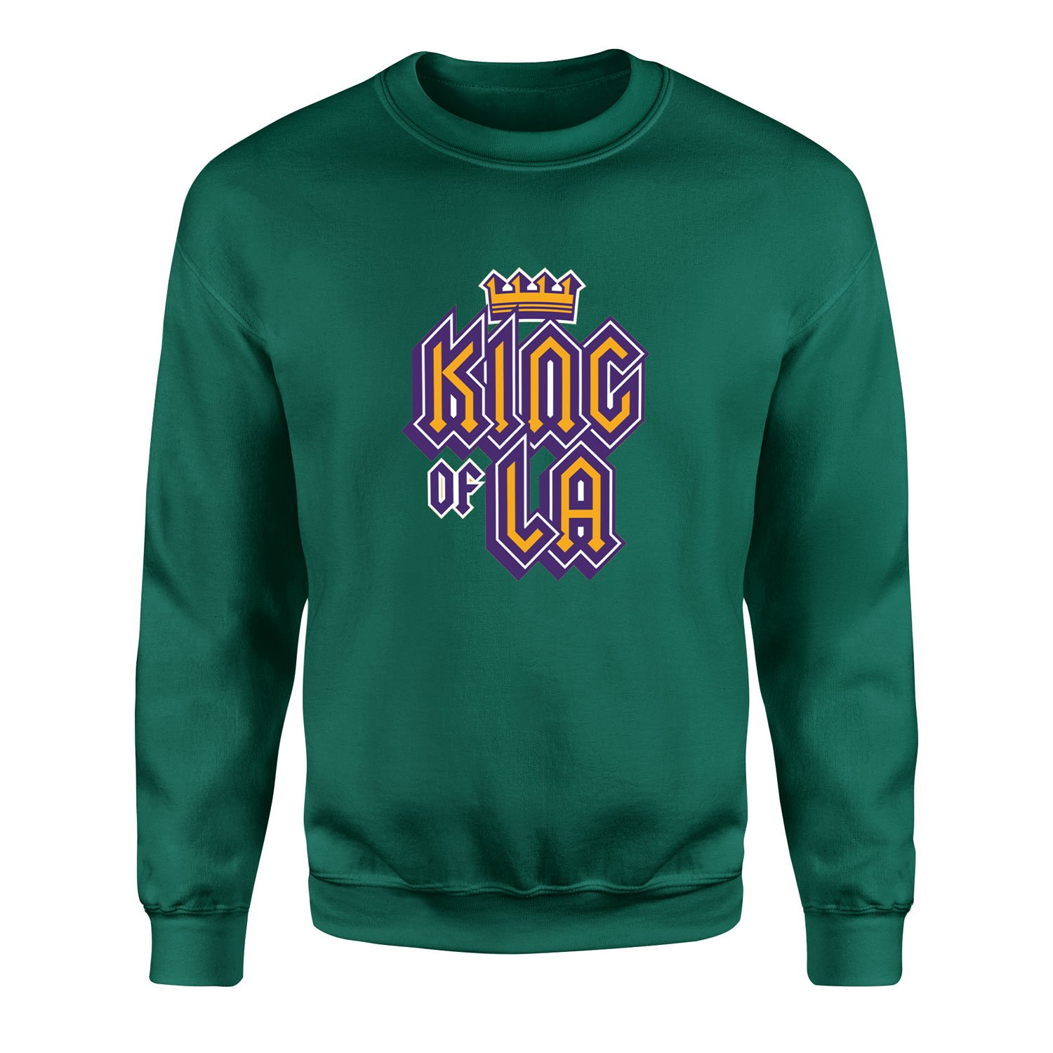 King of LA Sweatshirt M - Nefti Yeşili