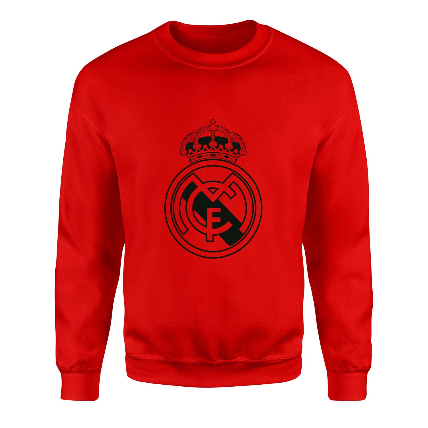 Real Madrid Shield Sweatshirt XL - Kırmızı