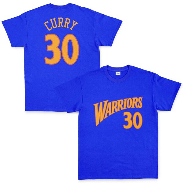 Stephen Curry 30 Golden State Forma Tişört S - Mavi