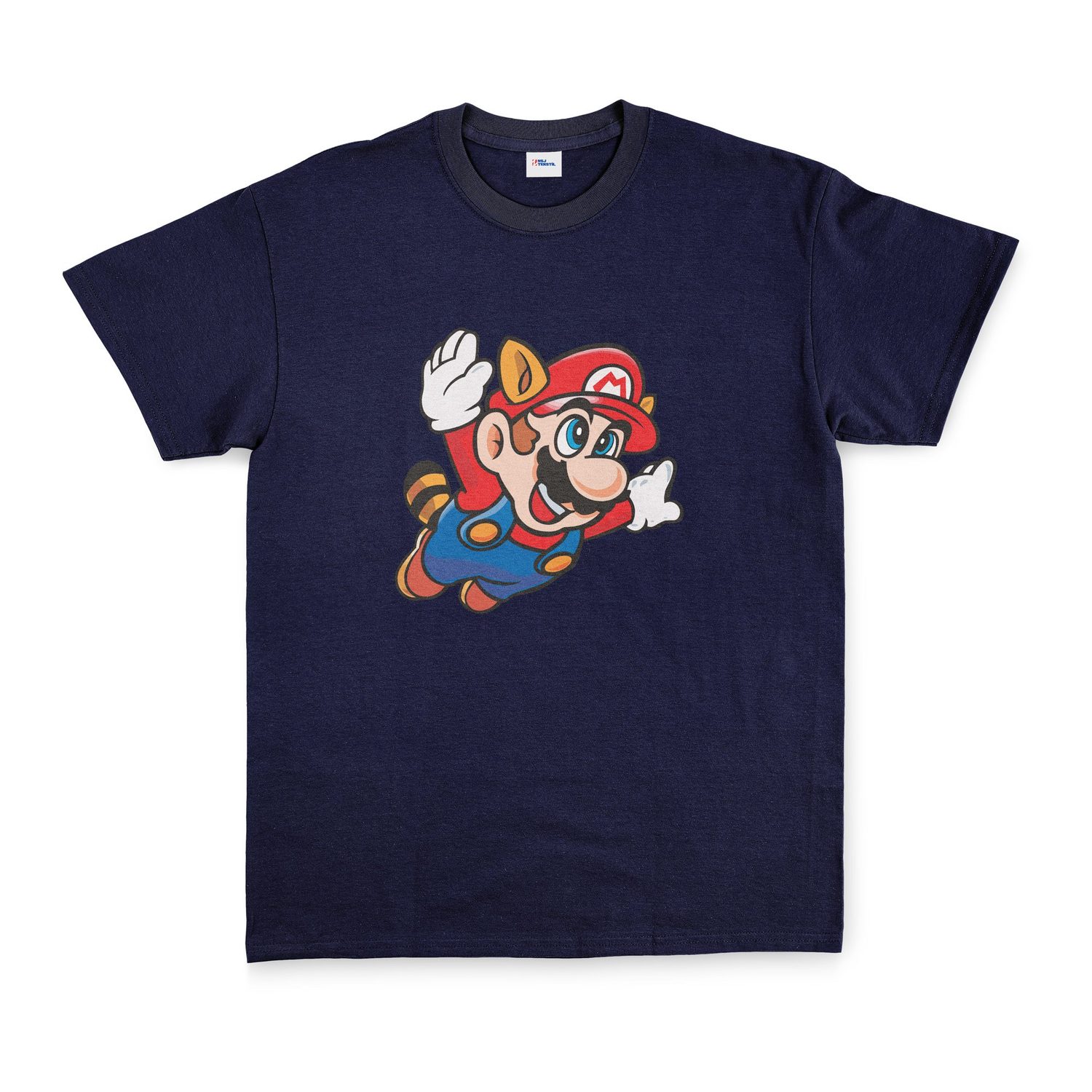 Super Mario Tişört XL - İndigo Mavisi