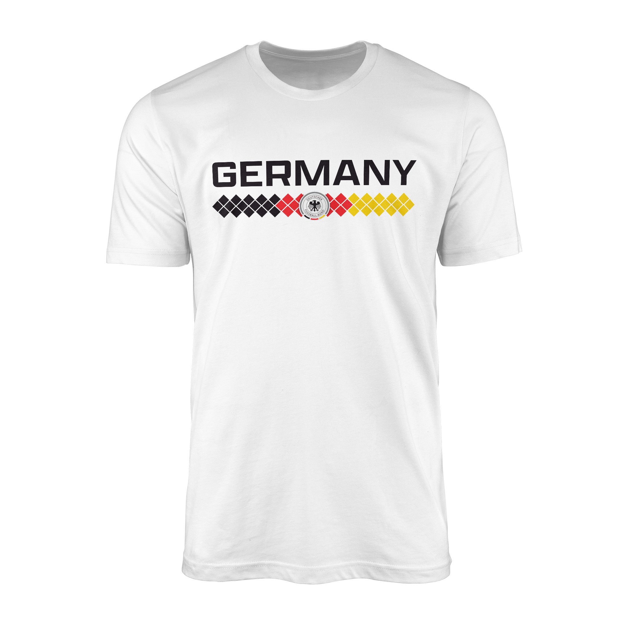 Almanya Retro III Tişört S - Beyaz