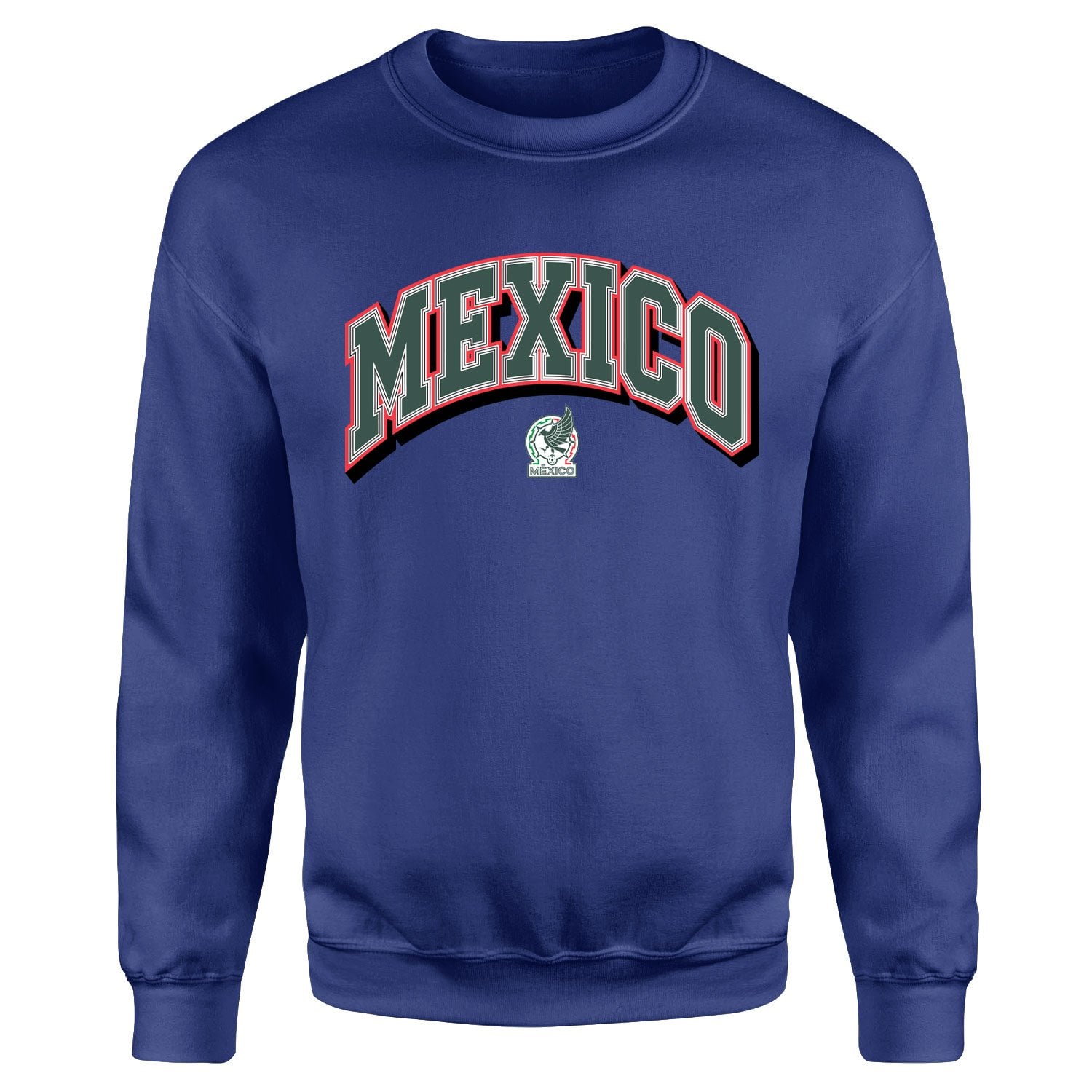 Meksika 2026 Varsity Sweatshirt M - İndigo Mavisi