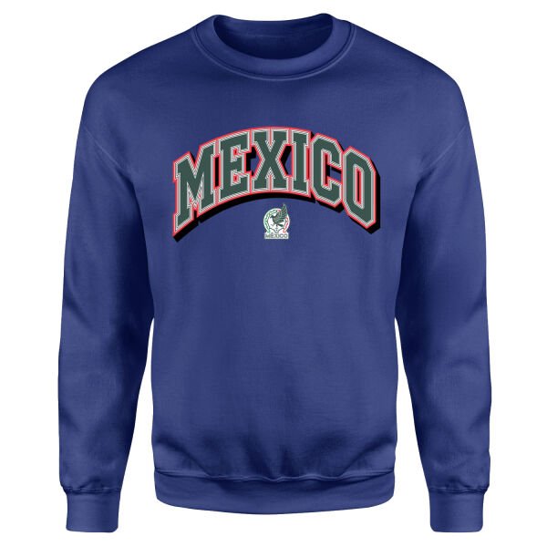 Meksika 2026 Varsity Sweatshirt M - İndigo Mavisi
