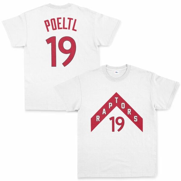 Jakob Poeltl 19 Raptors Jersey Tişört
