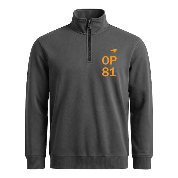 Oscar Piastri OP81 MCL Mastery Yarım Fermuarlı Sweatshirt