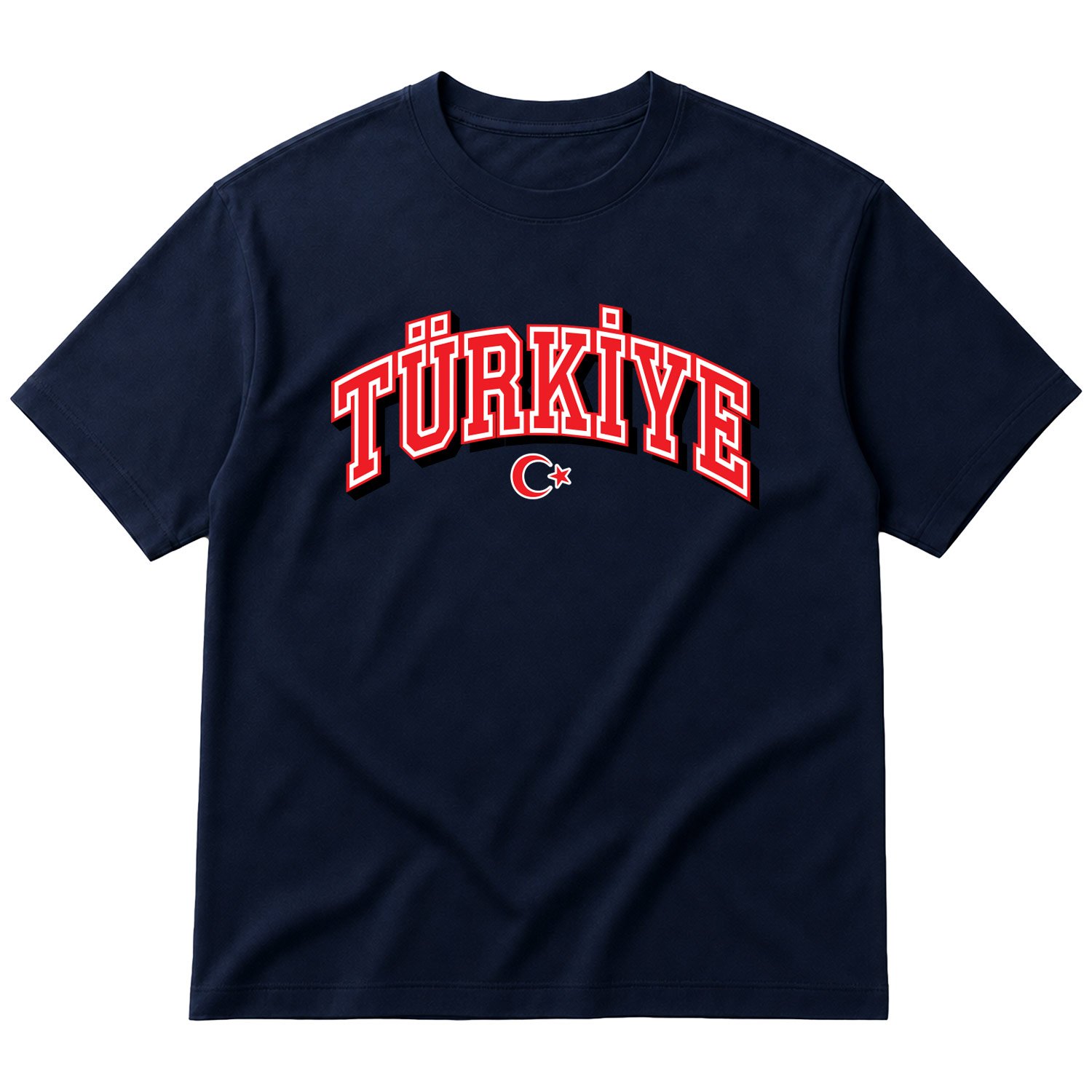 Türkiye 2026 Varsity Oversize Tişört M - İndigo Mavisi