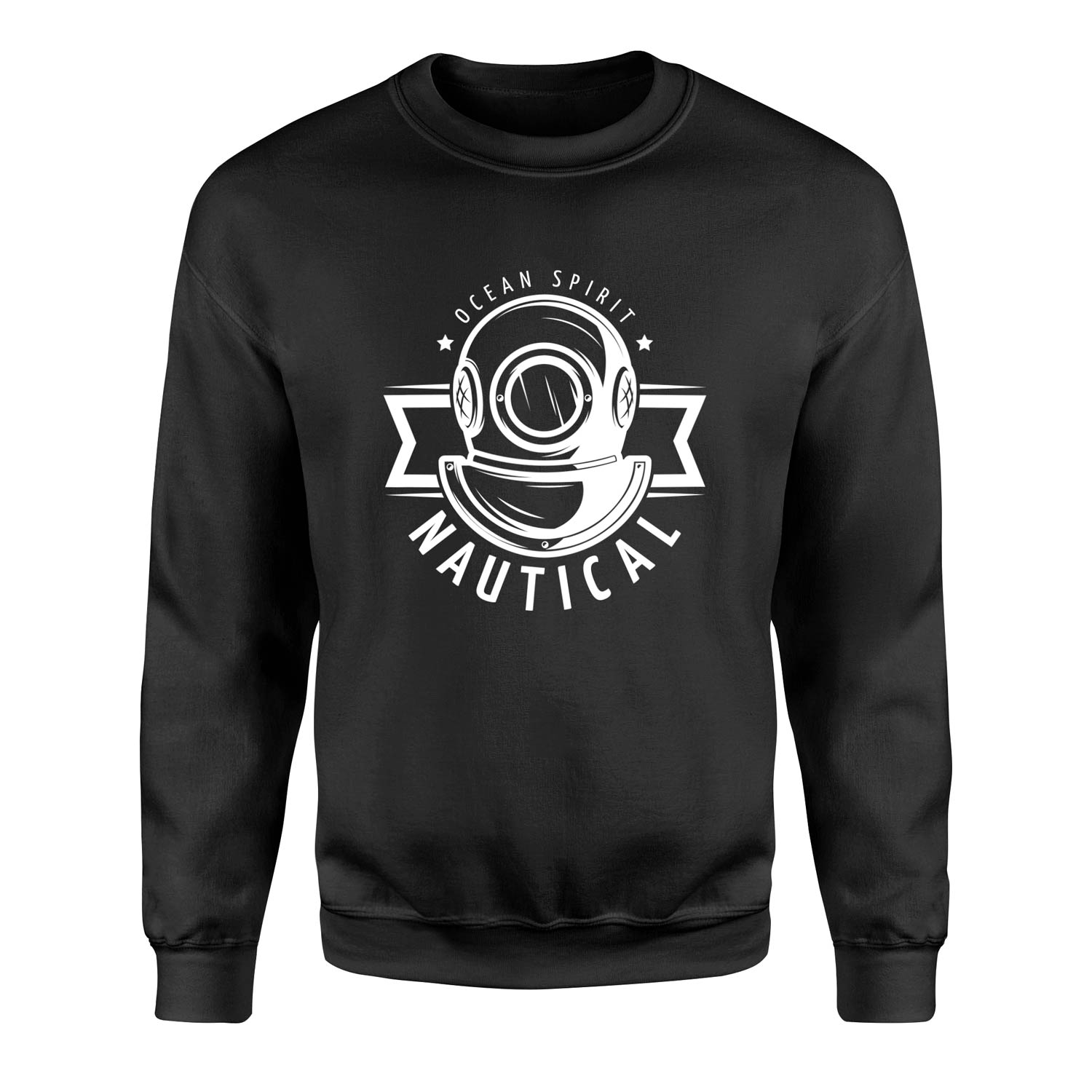 Ocean Spirit Denizci Sweatshirt XXL - Siyah