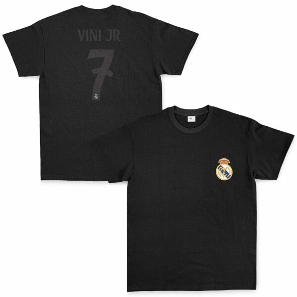 Vinicius Junior Real Madrid Forma Tişört S - Siyah