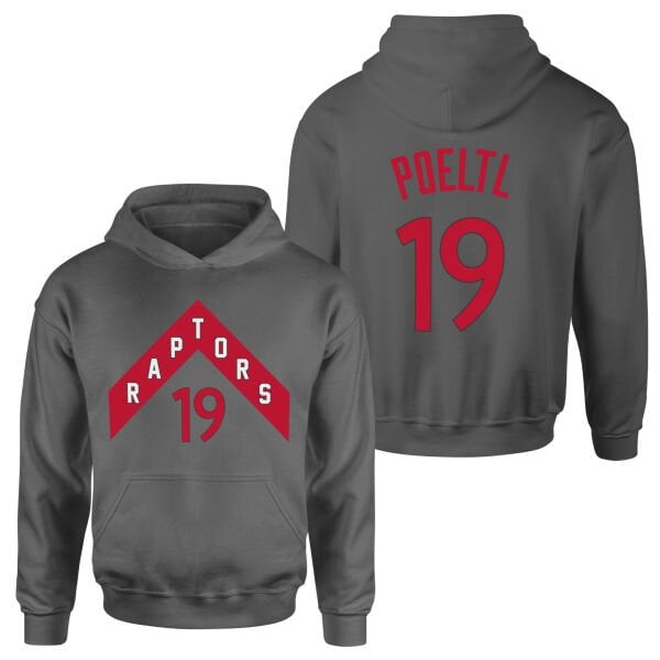 Jakob Poeltl 19 Raptors Jersey Hoodie
