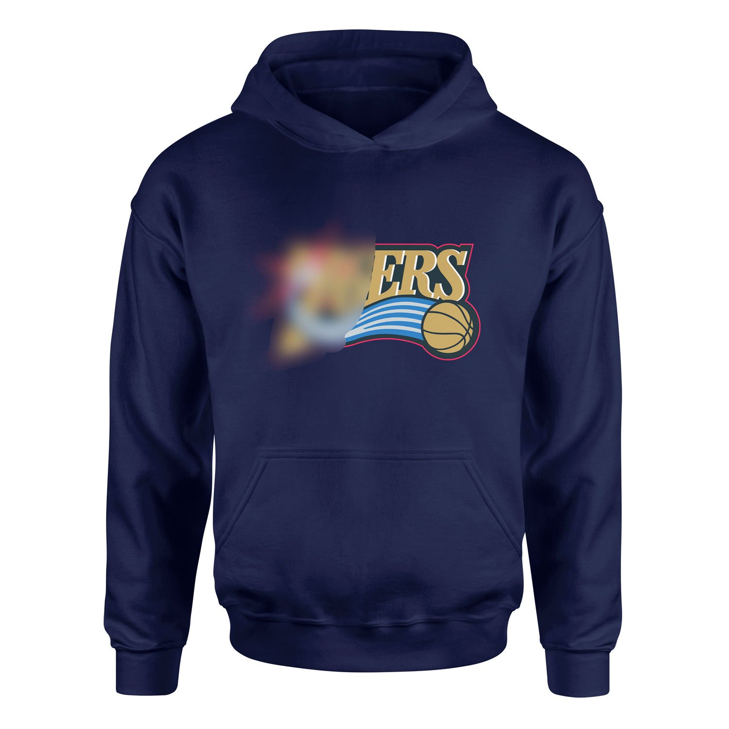 76ERS Hoodie XL - İndigo Mavisi