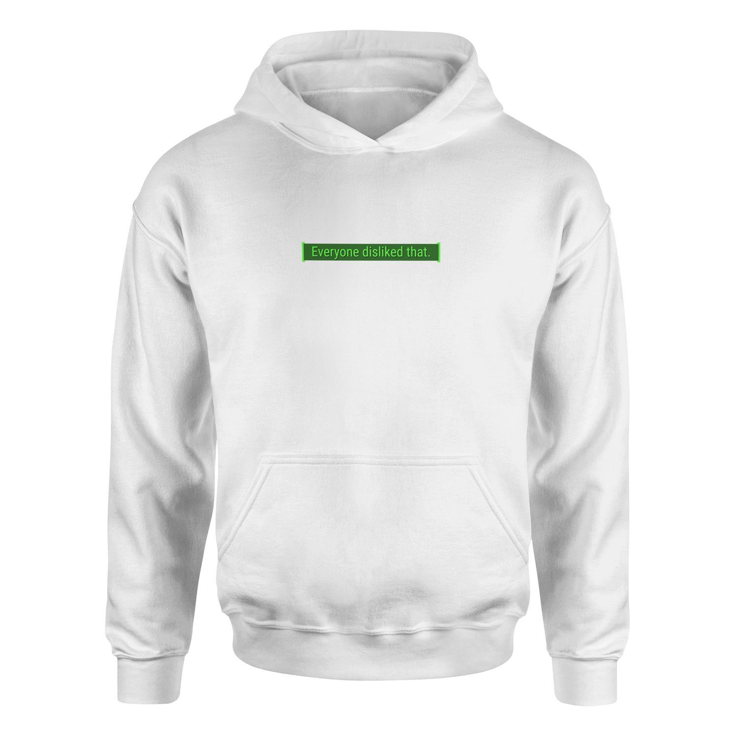 Everyone disliked that | Fallout Hoodie XXL - Beyaz