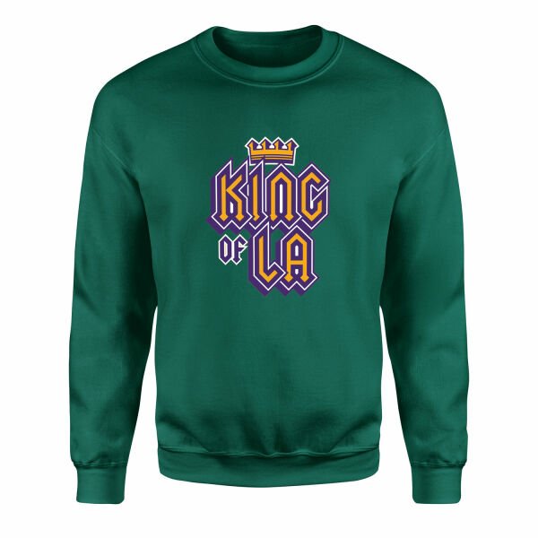 King of LA Sweatshirt XXL - Nefti Yeşili