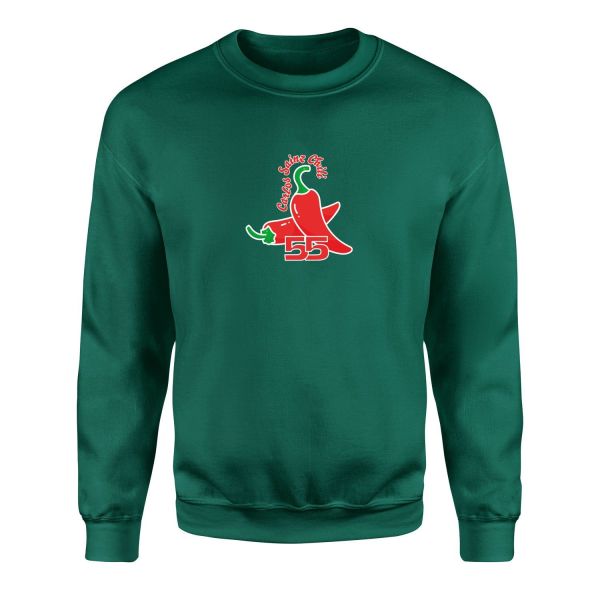 Carlos “Chili” Sainz Illustration Sweatshirt XXL - Nefti Yeşili