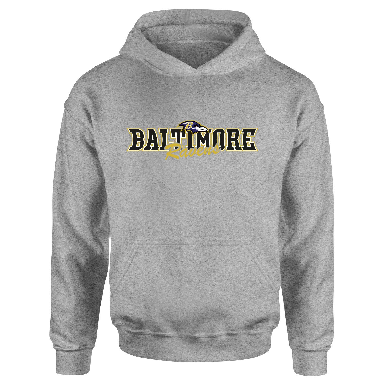Baltimore Ravens BR Hoodie XXL - Gri