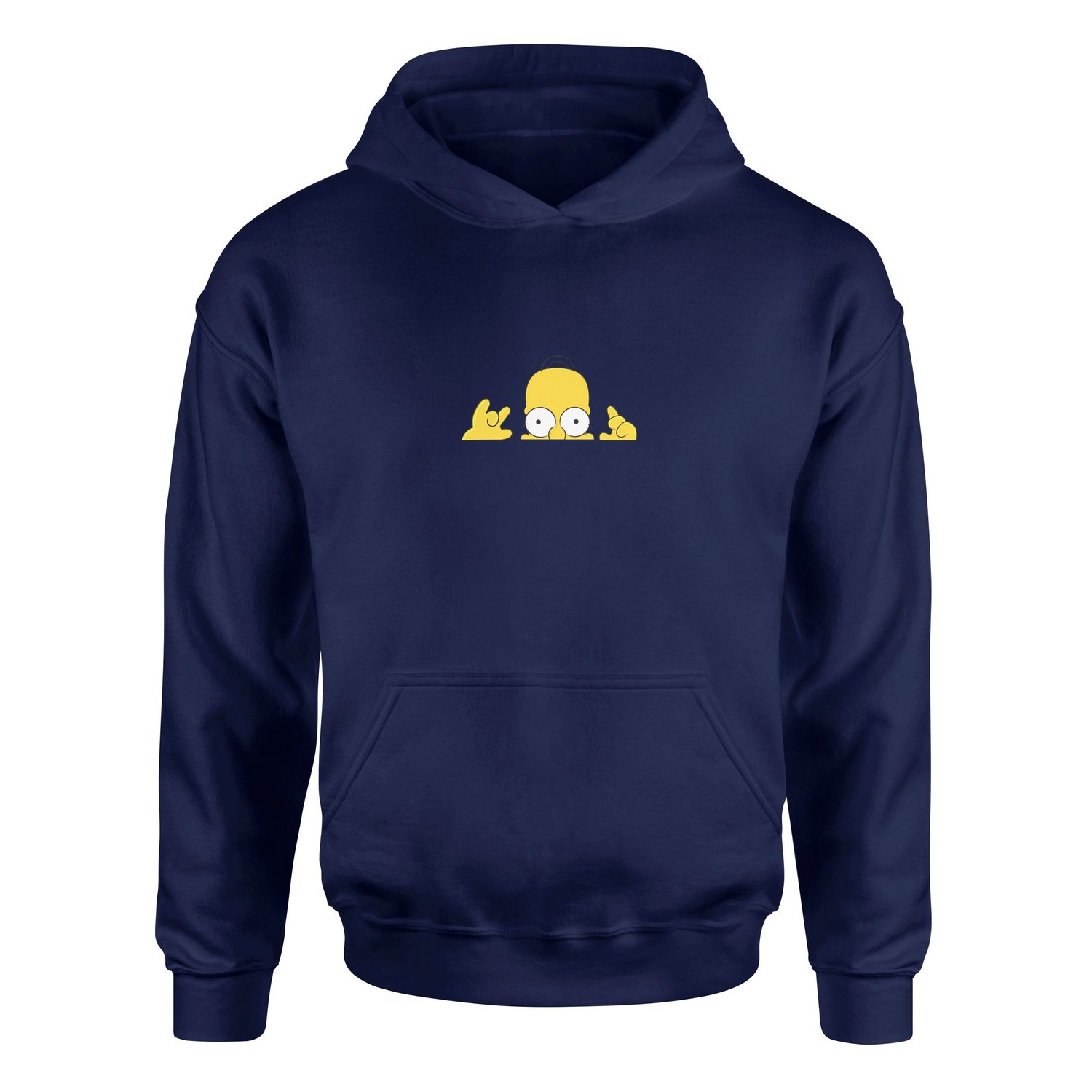 Homer Simpson, Lazy Genius | The Simpsons Hoodie S - İndigo Mavisi