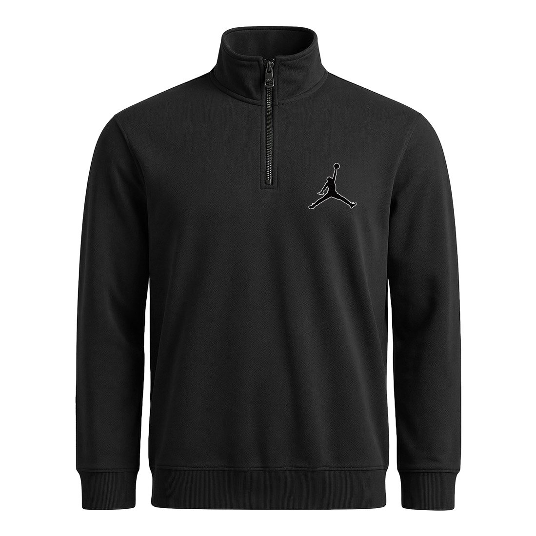 Air Jordan Stroked Yarım Fermuarlı Sweatshirt