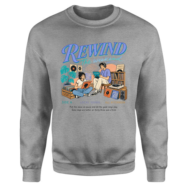 Rewind the Weekend Sweatshirt S - Gri
