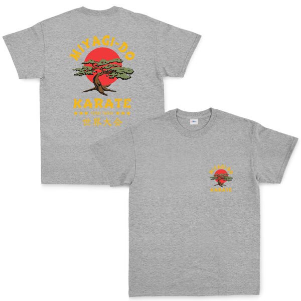 Miyagi Do Karate Tişört L - Gri