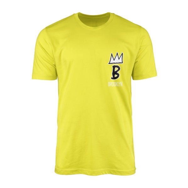 Brooklyn Basquiat Crown Tişört L - Sarı