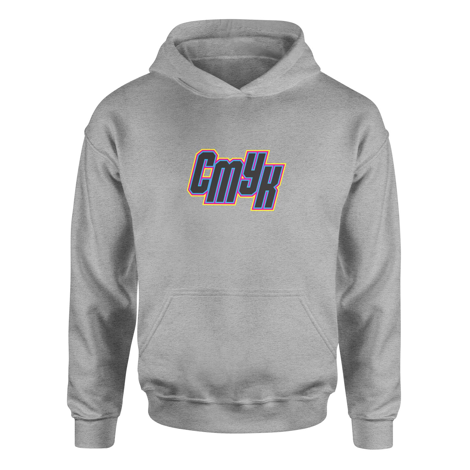 CMYK Hoodie L - Gri