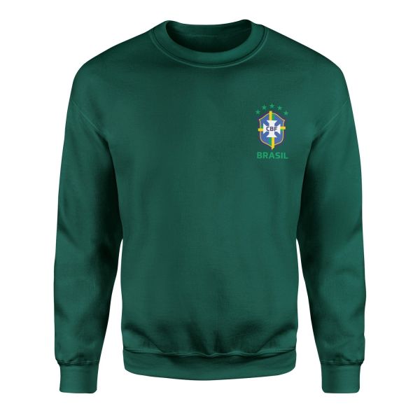 Brezilya Sweatshirt S - Nefti Yeşili