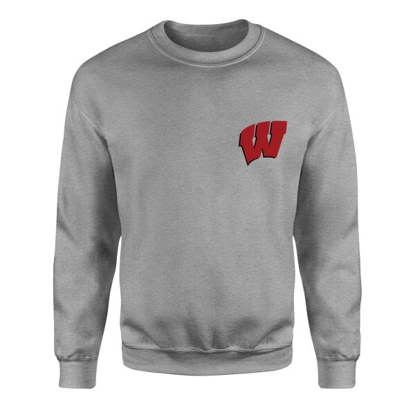 Wisconsin Badgers Sweatshirt L - Gri