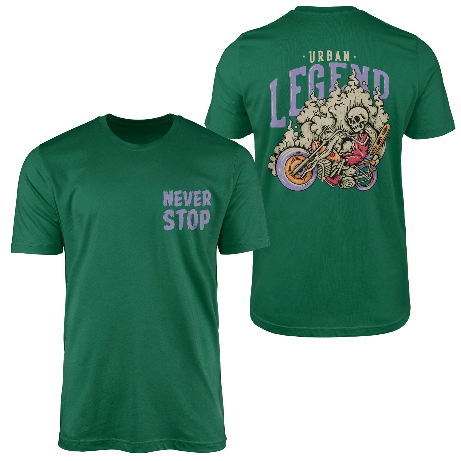Urban Legends Tişört XL - Nefti Yeşili