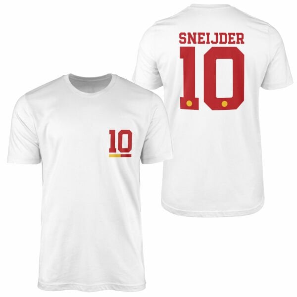 Wesley Sneijder Forma Tişört M - Beyaz